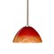 Besa Lighting Tessa Stem Pendant, Solare, Satin Nickel Finish, 1x9W LED 1TT-4201SL-LED-SN - alternate 1